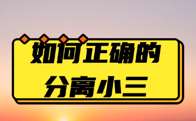 三亚市侦探公司：与第三者同居怎么处理吗